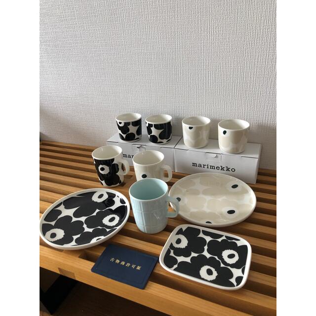 marimekko(マリメッコ)のマリメッコ マグカップ ウニッコ ベージュ×ダークグリーン　250ml インテリア/住まい/日用品のキッチン/食器(食器)の商品写真