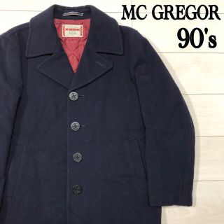 マグレガー(MacGregor)の90s Mc GREGOR ウール　メルトン　チェスターコート　マグレガー　M(チェスターコート)