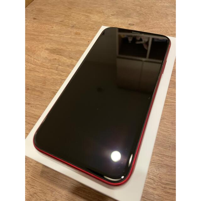 Apple(アップル)のiPhone XR 64GB レッド スマホ/家電/カメラのスマートフォン/携帯電話(スマートフォン本体)の商品写真