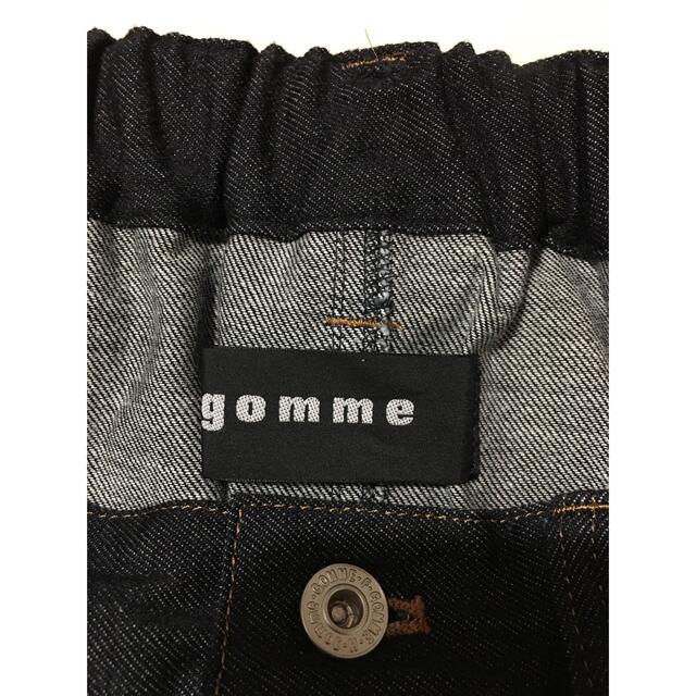 gomme(ゴム)のmyaccko様専用gomme フロッキードットデニムミックススカート レディースのスカート(ひざ丈スカート)の商品写真