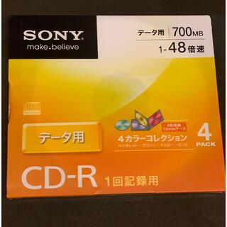 SONY   CDーR   データ用　1回記録用 4パック(PC周辺機器)