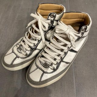 ジミーチュウ(JIMMY CHOO)の美品！ジミーチュウ！ジミーチュウハイカットスニーカー！27cm!14万円！(スニーカー)