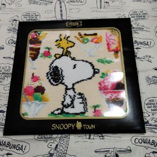 スヌーピー(SNOOPY)のスヌーピー　フェイラー　ハンカチ　パフェ柄(キャラクターグッズ)