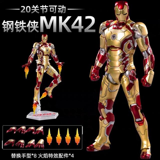 zdtoysアイアンマンフィギュア4体セット