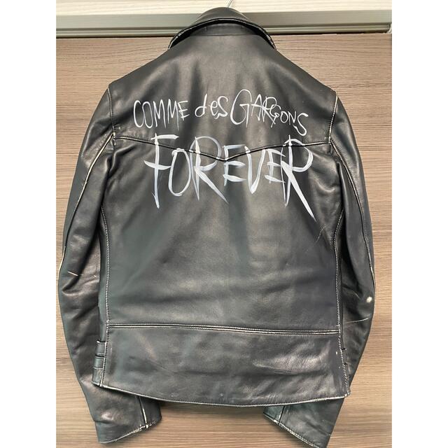 COMME des GARCONS - ギャルソン forever ライダース レザー