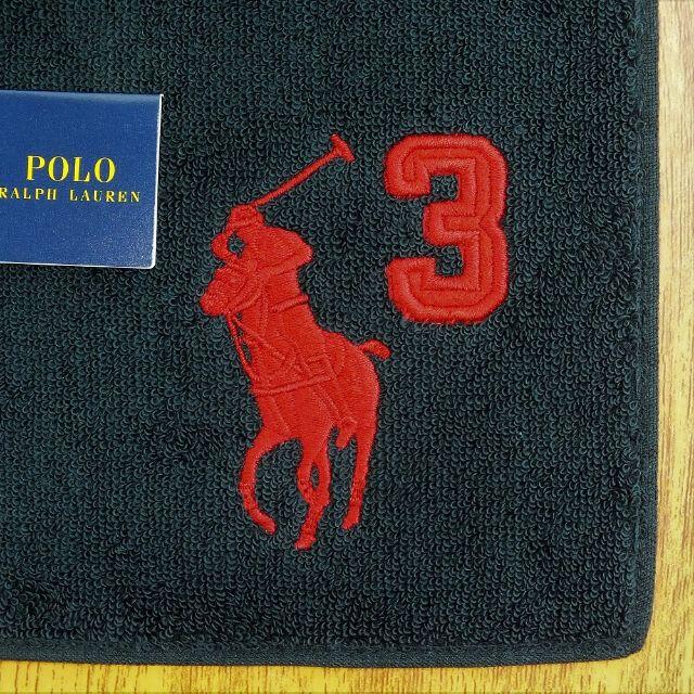 POLO RALPH LAUREN(ポロラルフローレン)の2枚組！正規品ラルフローレン【タオルハンカチ】25㎝新品未使用3,400円 レディースのファッション小物(バンダナ/スカーフ)の商品写真