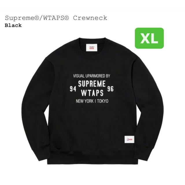 Supreme(シュプリーム)のsupreme wtaps crewneck black xl メンズのトップス(スウェット)の商品写真