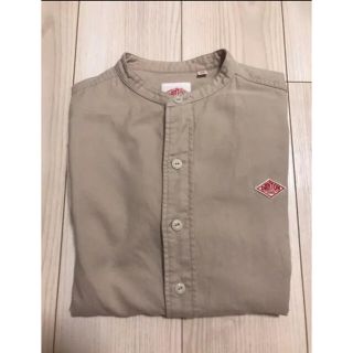 Danton ダントン バンドカラーシャツ ベージュ TAUPE サイズ36