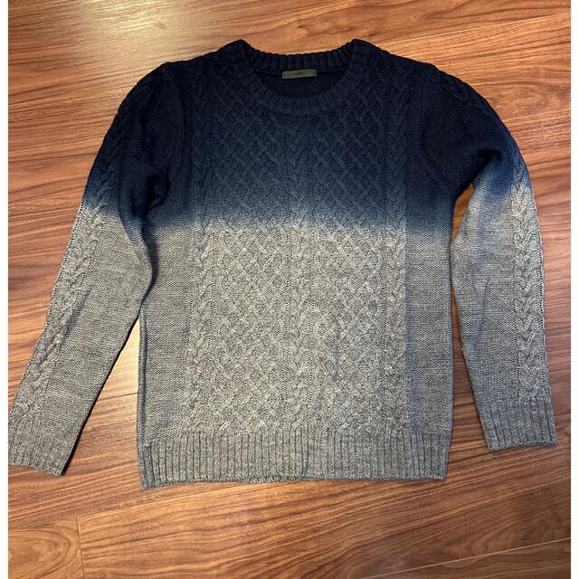 HARE ニット セーター ブルー/ブラック メンズのトップス(ニット/セーター)の商品写真