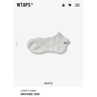 ダブルタップス(W)taps)のWTAPS®️ SKIVVIES.SOX White(ソックス)