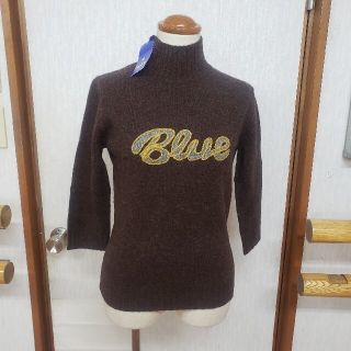 バーバリーブルーレーベル(BURBERRY BLUE LABEL)のBURBERRYブルーレーベル　タートルネックセーターウール100％　未使用(ニット/セーター)