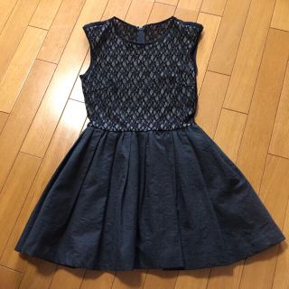 マウジー(moussy)のマウジーブラックドレス(ミニドレス)