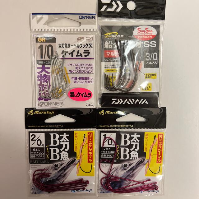 DAIWA(ダイワ)のタチウオ　針　4点セット スポーツ/アウトドアのフィッシング(その他)の商品写真