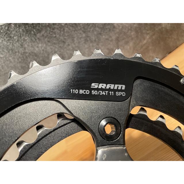 ☆美品☆SRAM スラム RED 22 GXP 11s 50-34 172.5 ☆美品☆SRAM スラム RED 22 GXP 11s 50-34 172.5