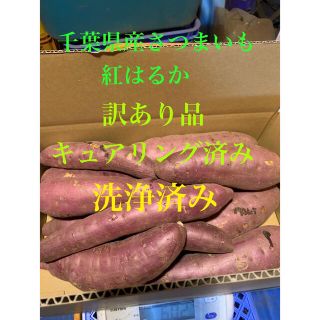 千葉県産さつまいも　紅はるか5.5キロ B級品Lサイズ　無農薬(野菜)