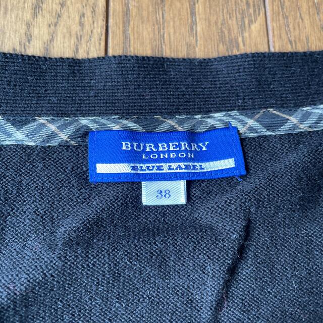 BURBERRY(バーバリー)のバーバリー　カーディガン　黒　新品　M レディースのジャケット/アウター(その他)の商品写真