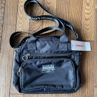 ラブトキシック(lovetoxic)のラブトキシック　ショルダーバッグ　黒　新品(その他)