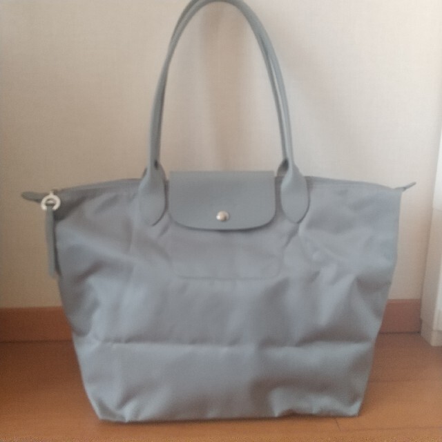 LONGCHAMP グレー ナイロントート