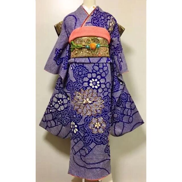 金駒刺繍入り 総絞り振袖フルセットの通販 by きもの美樂|ラクマ