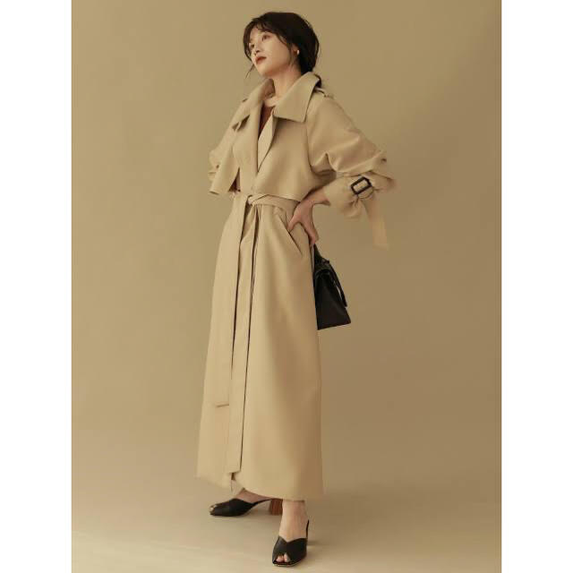 L_or Stand-collar Long Coat かじまり　ロル