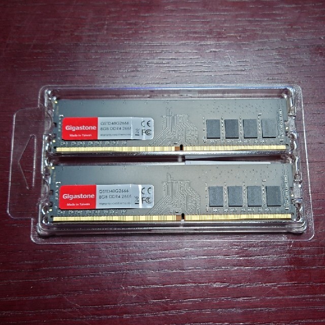 Gigastone デスクトップPC用メモリ DDR4-2666MHz 16GB