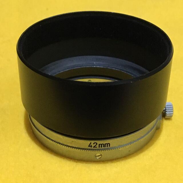 Canon(キヤノン)のCANON OLD METAL HOOD Lマウント 50mm/F2.8 フード スマホ/家電/カメラのカメラ(レンズ(単焦点))の商品写真