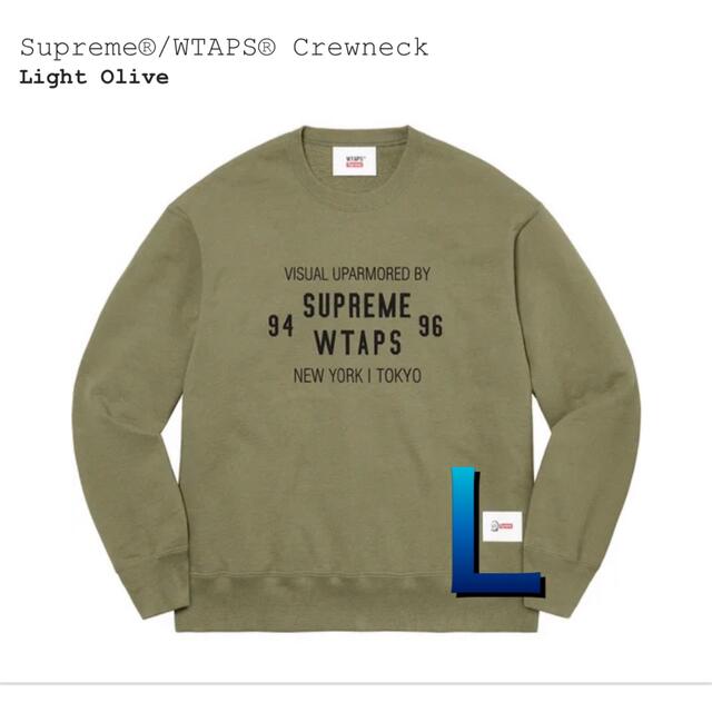 Supreme(シュプリーム)のsupreme Wtaps Crewneck lightolive メンズのトップス(スウェット)の商品写真