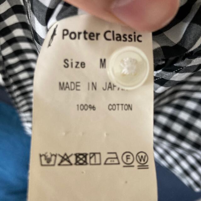 PORTER(ポーター)の2018ssポータークラシック ロールアップシャツ　ギンガムブラック メンズのトップス(シャツ)の商品写真
