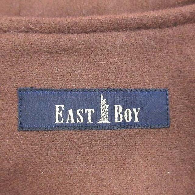EASTBOY(イーストボーイ)のイーストボーイ 台形スカート ミニ フリンジ ウール 9 茶 ブラウン レディースのスカート(ミニスカート)の商品写真