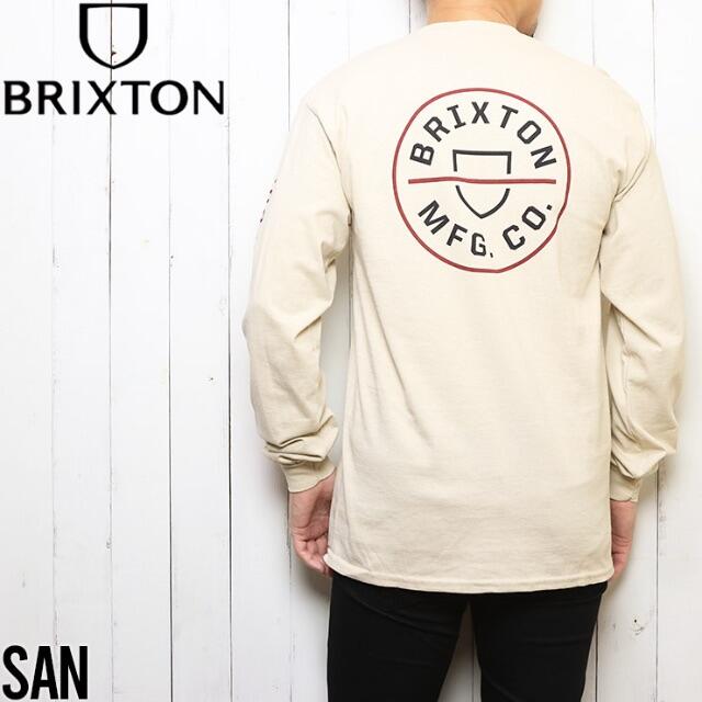 BRIXTON ブリクストン CREST L/S TEE ロングスリーブTシャツ