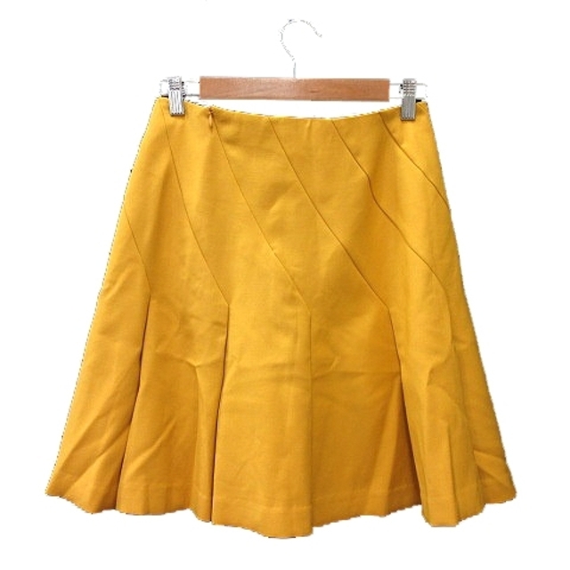 STRAWBERRY-FIELDS(ストロベリーフィールズ)のストロベリーフィールズ フレアスカート ミニ 黄色 イエロー /MN レディースのスカート(ミニスカート)の商品写真