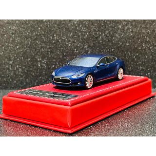 vip テスラ モデルS メタリックブルー 1/64 ミニカー 青 Teslaの通販 ...