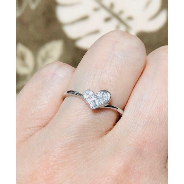 BLOOM(ブルーム)のheart888様★ハート♡パヴェダイヤモンドリング K18美品 レディースのアクセサリー(リング(指輪))の商品写真