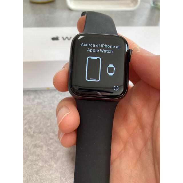 Apple Watch - Apple watch SE Space grey 40mm ブラックバンドの通販