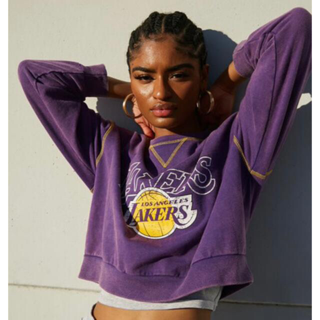 FOREVER 21(フォーエバートゥエンティーワン)のFOREVER21✖️NBA Lakersレイカーズ スウェット3点セットアップ レディースのレディース その他(セット/コーデ)の商品写真