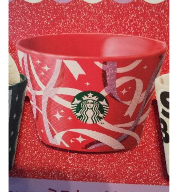 Starbucks Coffee(スターバックスコーヒー)の【非売品】スターバックス　ホリデー2021 ミニカップ　赤　レッド インテリア/住まい/日用品のキッチン/食器(食器)の商品写真