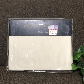 ラルフローレン(Ralph Lauren)のRALPH LAUREN ラルフローレン シーツ シングル オフホワイト 新品(シーツ/カバー)