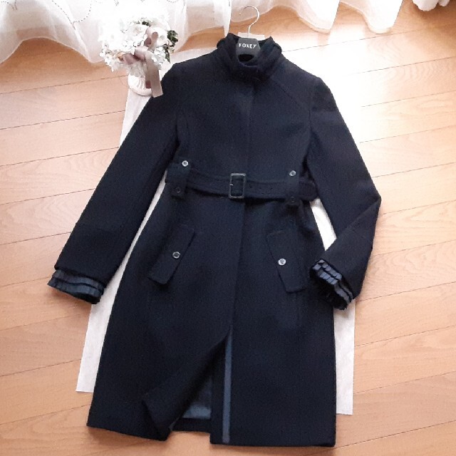超安い】 Max Mara *美品* マックスマーラ ロング ベルテッド コート