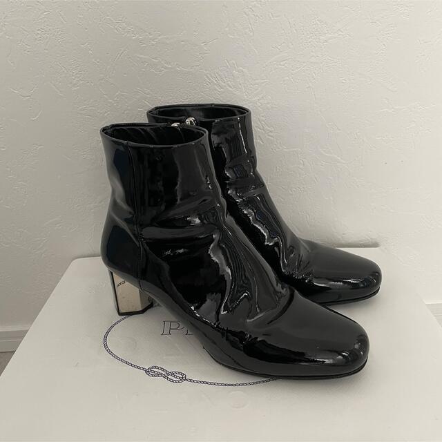 PRADA プラダ エナメル ブーツ | www.jarussi.com.br