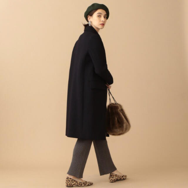 BEAUTY&YOUTH UNITED ARROWS(ビューティアンドユースユナイテッドアローズ)のbeauty&youth ♡ manteco ダブルテーラーコート　ネイビー レディースのジャケット/アウター(チェスターコート)の商品写真