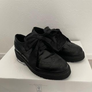 値段交渉可　PRADA ローファー　革靴　レースアップ