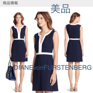 ダイアンフォンファステンバーグ(DIANE von FURSTENBERG)の美品  ダイアンフォン ファンステンバーグ (FOXY ヨーコチャン EPOCA(ひざ丈ワンピース)