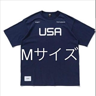 ニューバランス(New Balance)の【新品未使用】new balance WTAPS Tシャツ Mサイズ 紺色(Tシャツ/カットソー(半袖/袖なし))