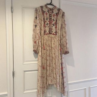 イザベルマラン(Isabel Marant)のIsabel Marant Etoile フラワープリント  ロング　ワンピース(ロングワンピース/マキシワンピース)