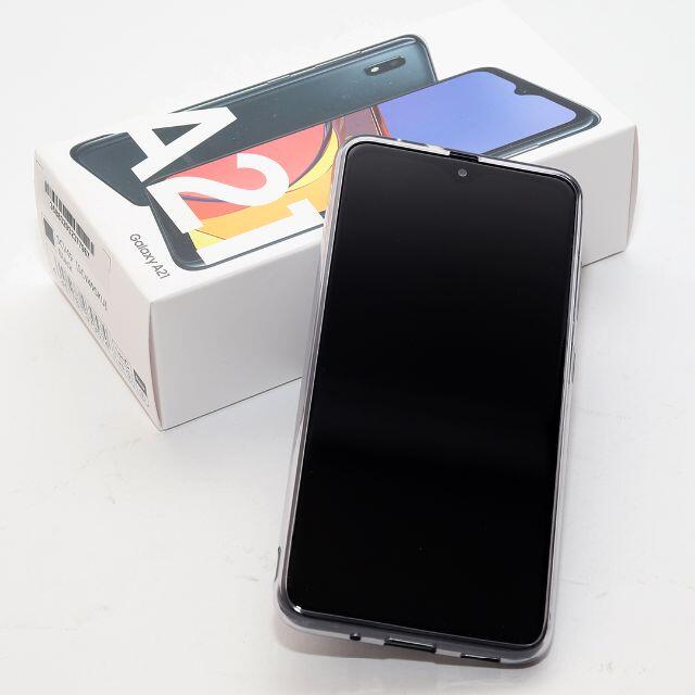 UQモバイル Galaxy A21  ブラック SIMフリー