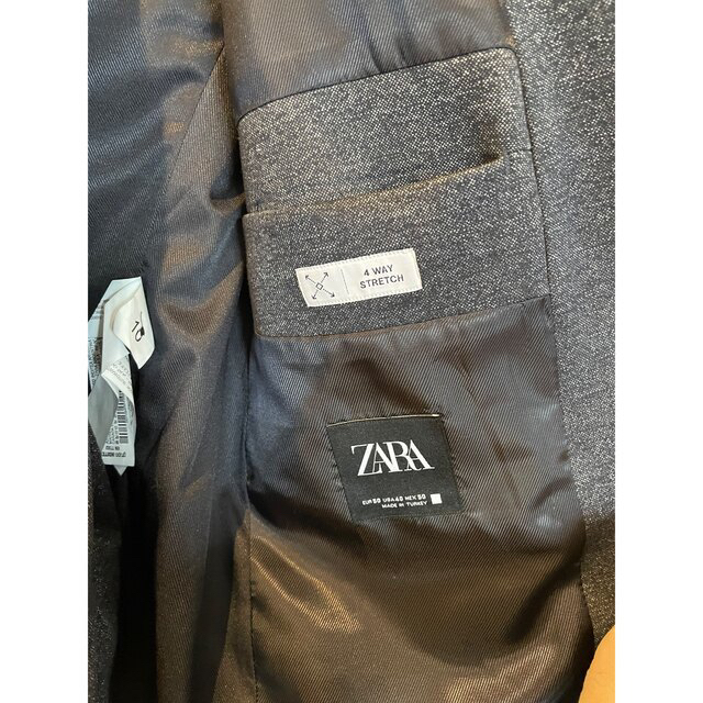 完売商品ZARA コンフォートスーツ　ジャケット50パンツ42 メンズのパンツ(スラックス)の商品写真