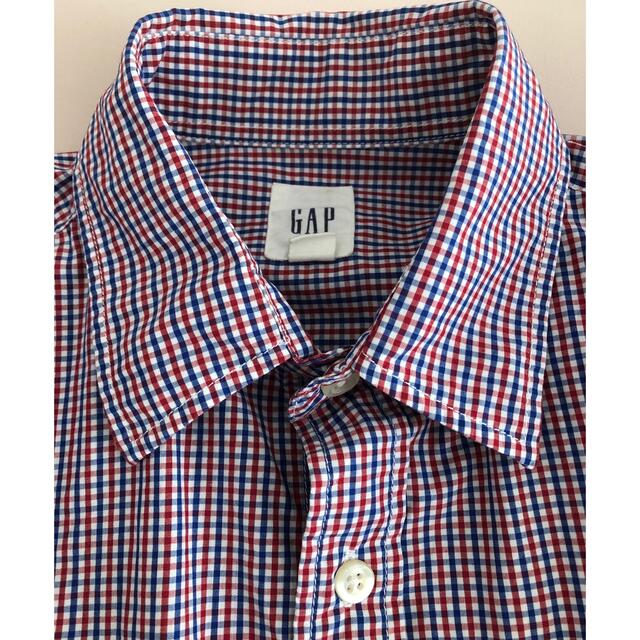 GAP(ギャップ)のGAP メンズ チェックシャツ 2枚 美品 XS〜S 美品 綿100% 長袖 メンズのトップス(シャツ)の商品写真