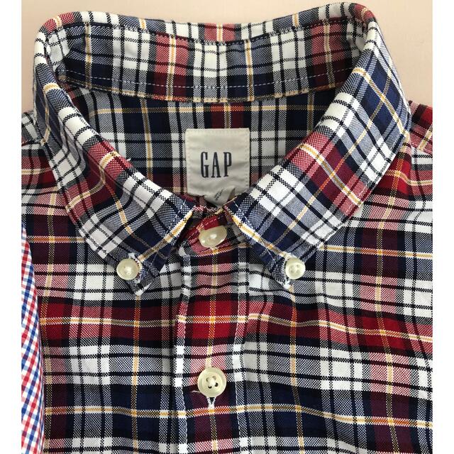 GAP(ギャップ)のGAP メンズ チェックシャツ 2枚 美品 XS〜S 美品 綿100% 長袖 メンズのトップス(シャツ)の商品写真