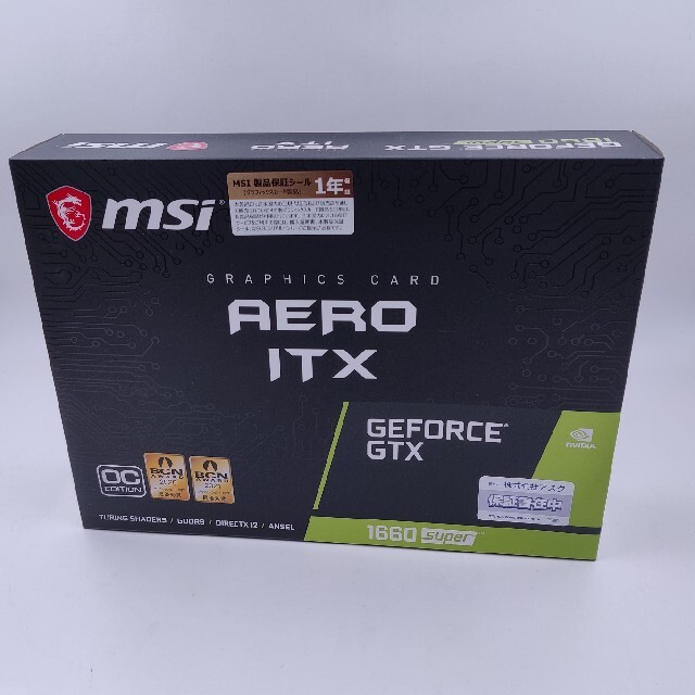 スマホ/家電/カメラ新品未開封MSI GeForce GTX 1660super