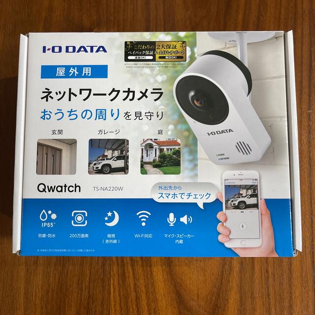 IODATA(アイオーデータ)のI O DATA Qwatch防塵・防水規格IP65準拠屋外用Wi-Fi対応ネッ スマホ/家電/カメラのPC/タブレット(PC周辺機器)の商品写真